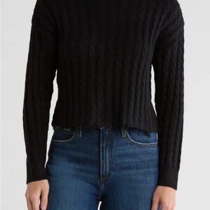 Truth by Republic Cable Knit Crop Sweater